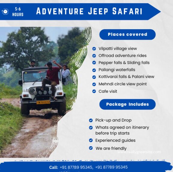 Kodaikanal Jeep Safari Adventure